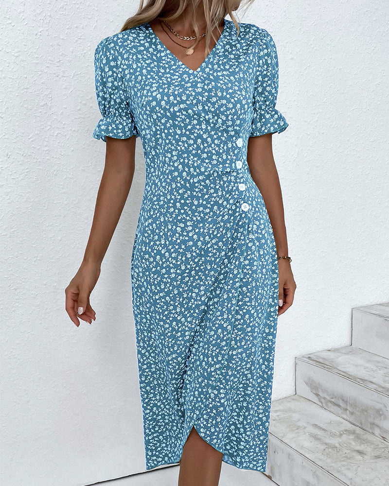 Amandine Harrowgate Floral Midi Dress
