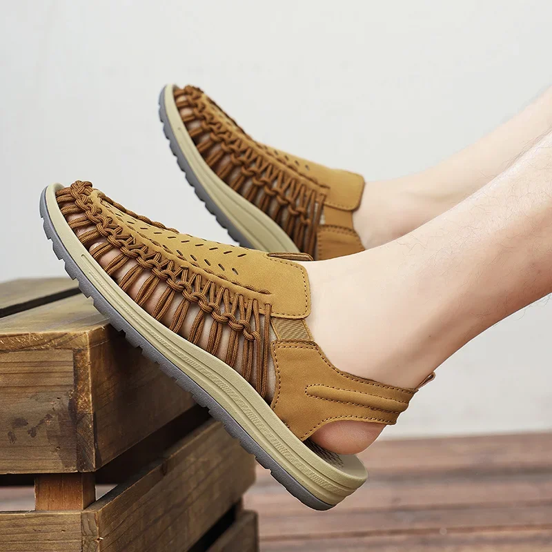 Horace Ironside Woven Sandals
