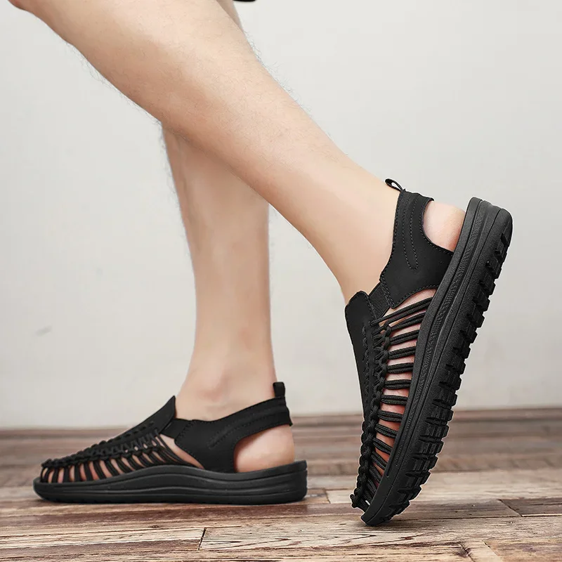 Horace Ironside Woven Sandals
