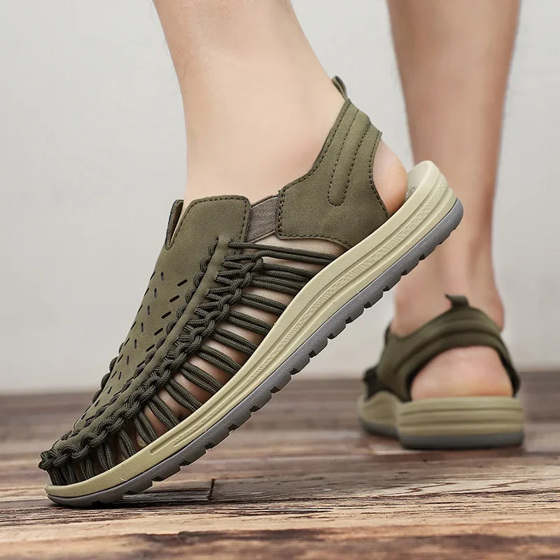 Horace Ironside Woven Sandals