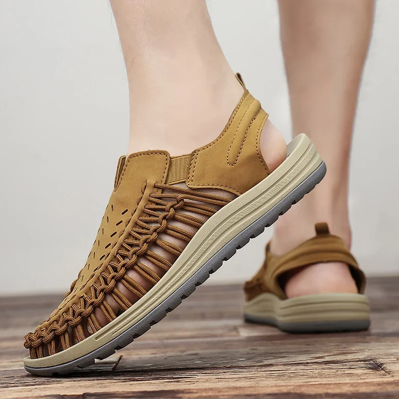 Horace Ironside Woven Sandals