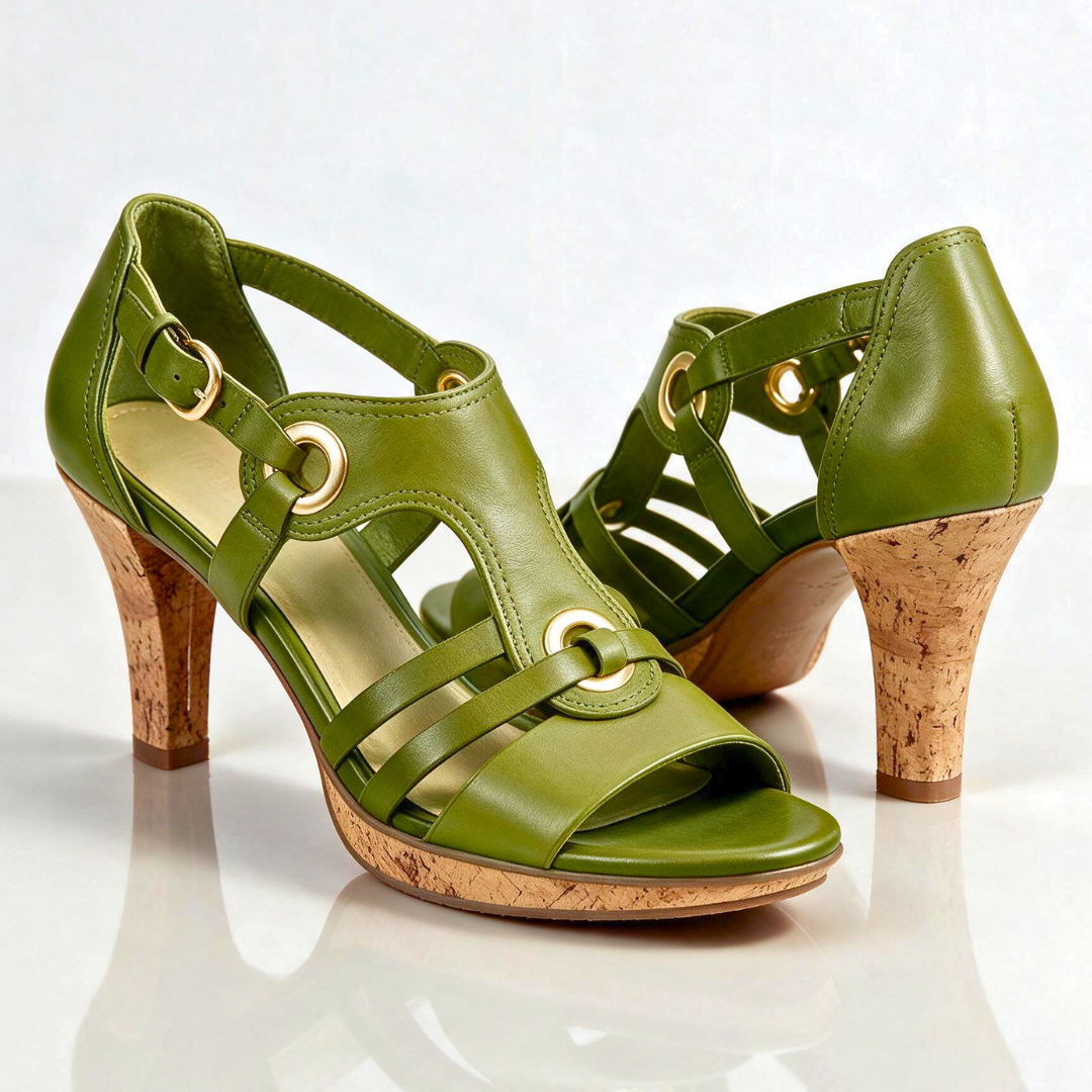 Delphine Ashcombe Ankle Strap Sandals