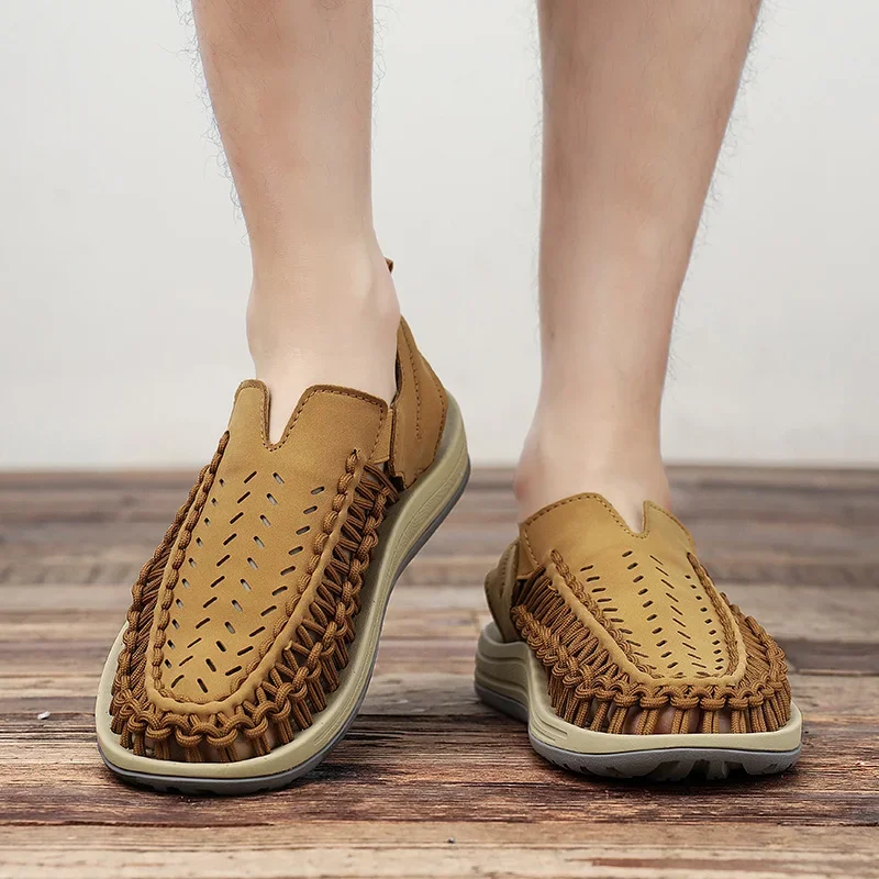 Horace Ironside Woven Sandals