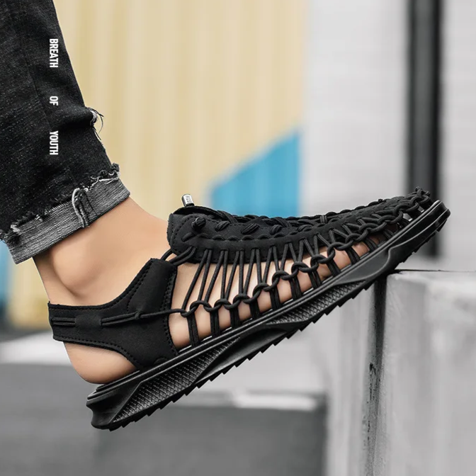 Horace Mortimer Woven Sandals
