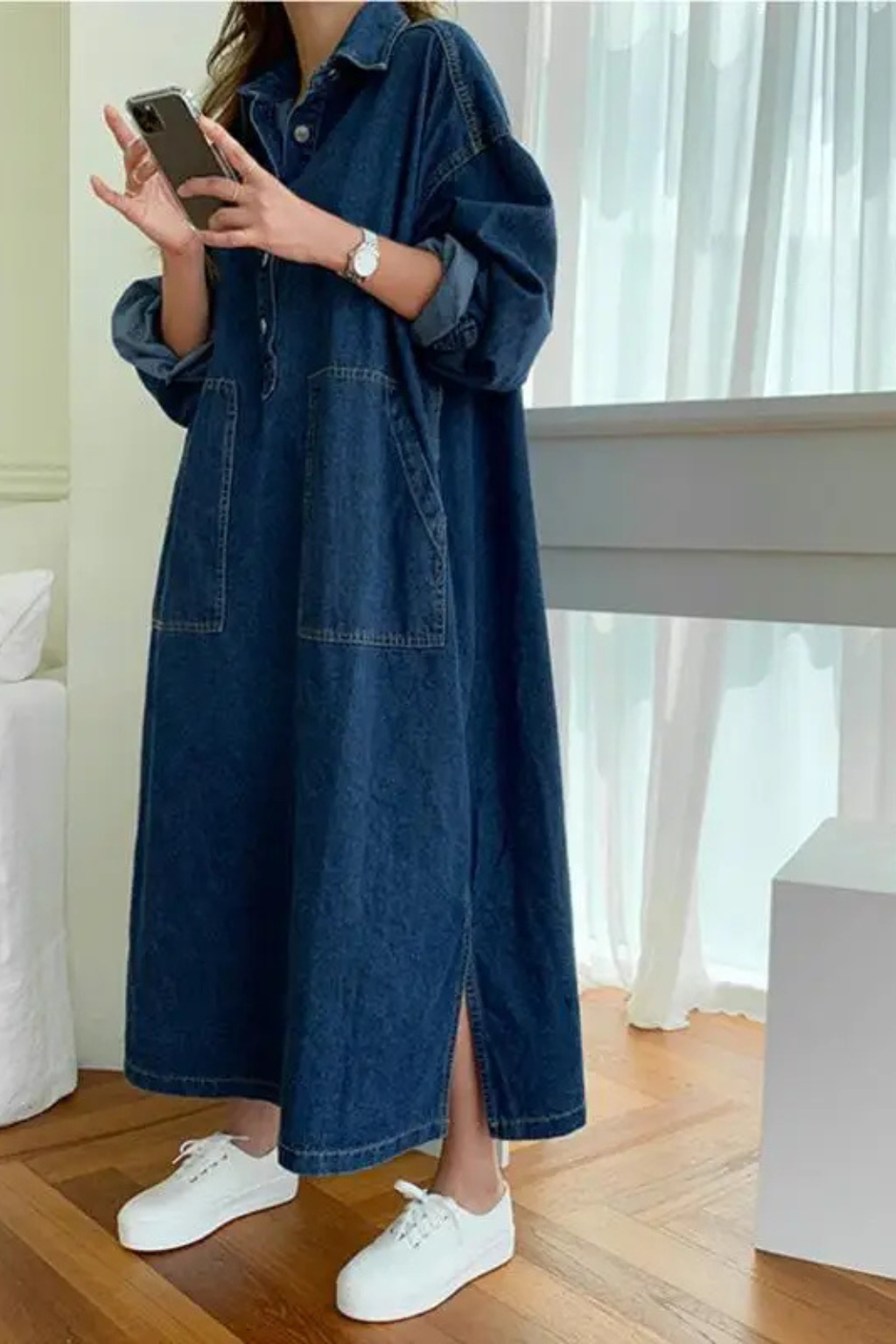 Marceline Eastleigh Long Sleeve Maxi Dress