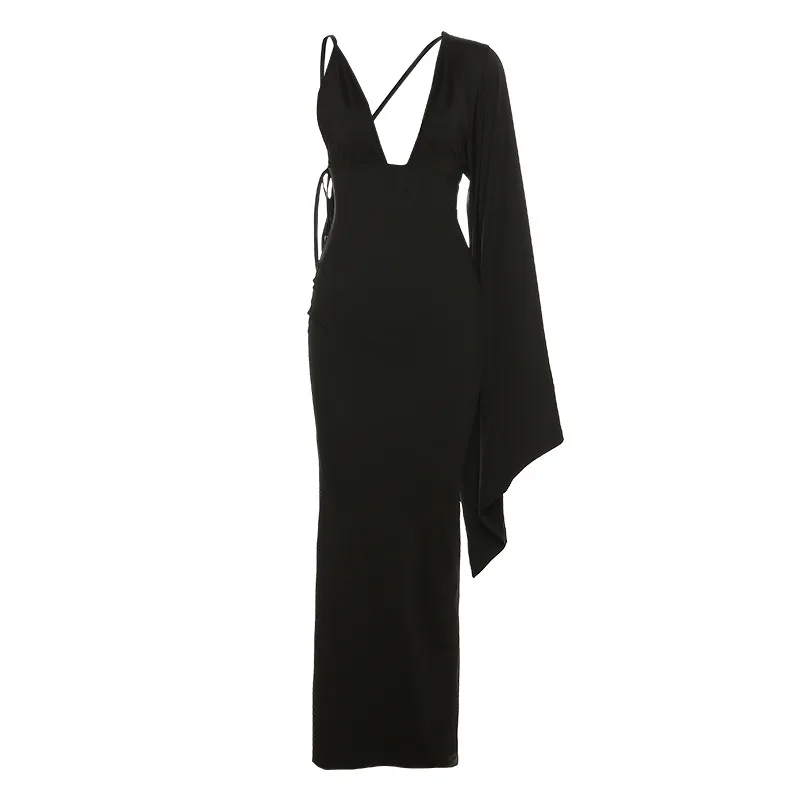 Amandine Grimsdale Backless Midi Dress