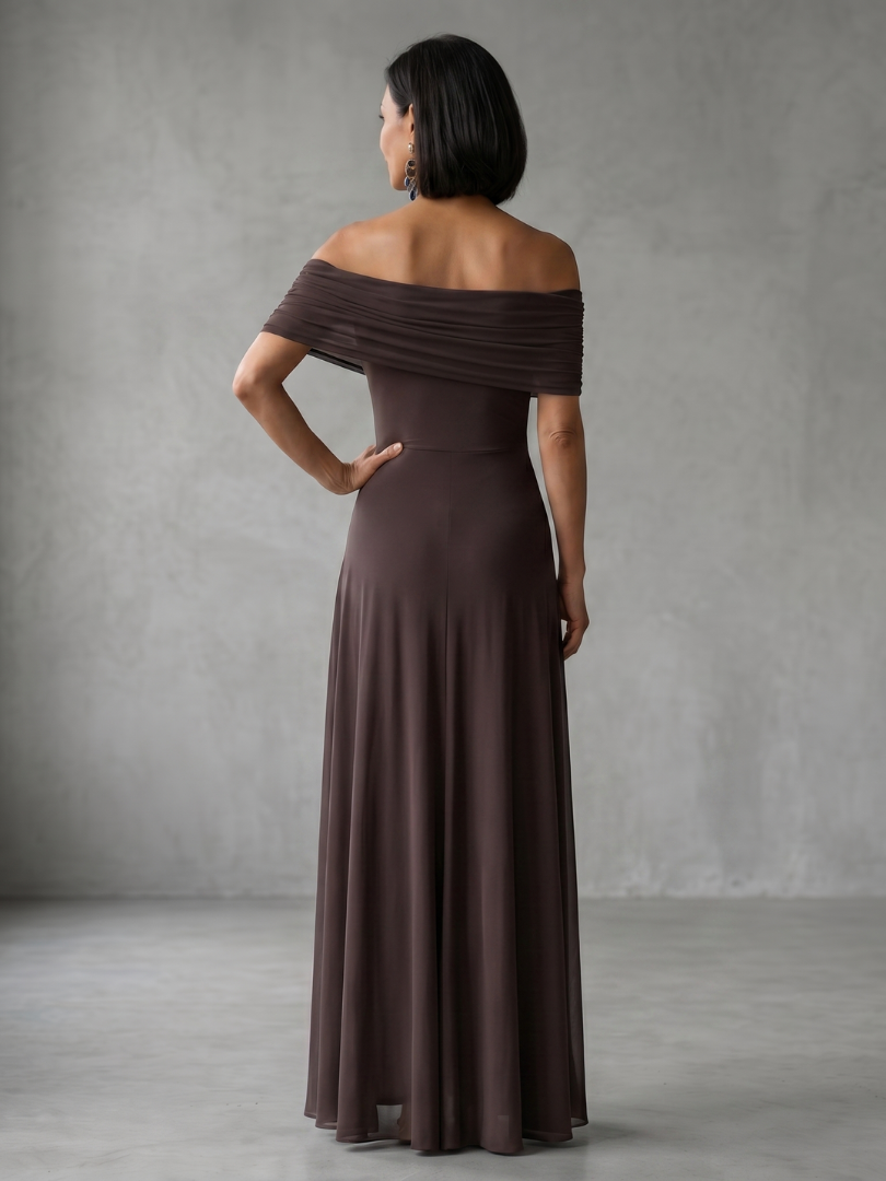 Ariane Danforth Off Shoulder Midi Dress