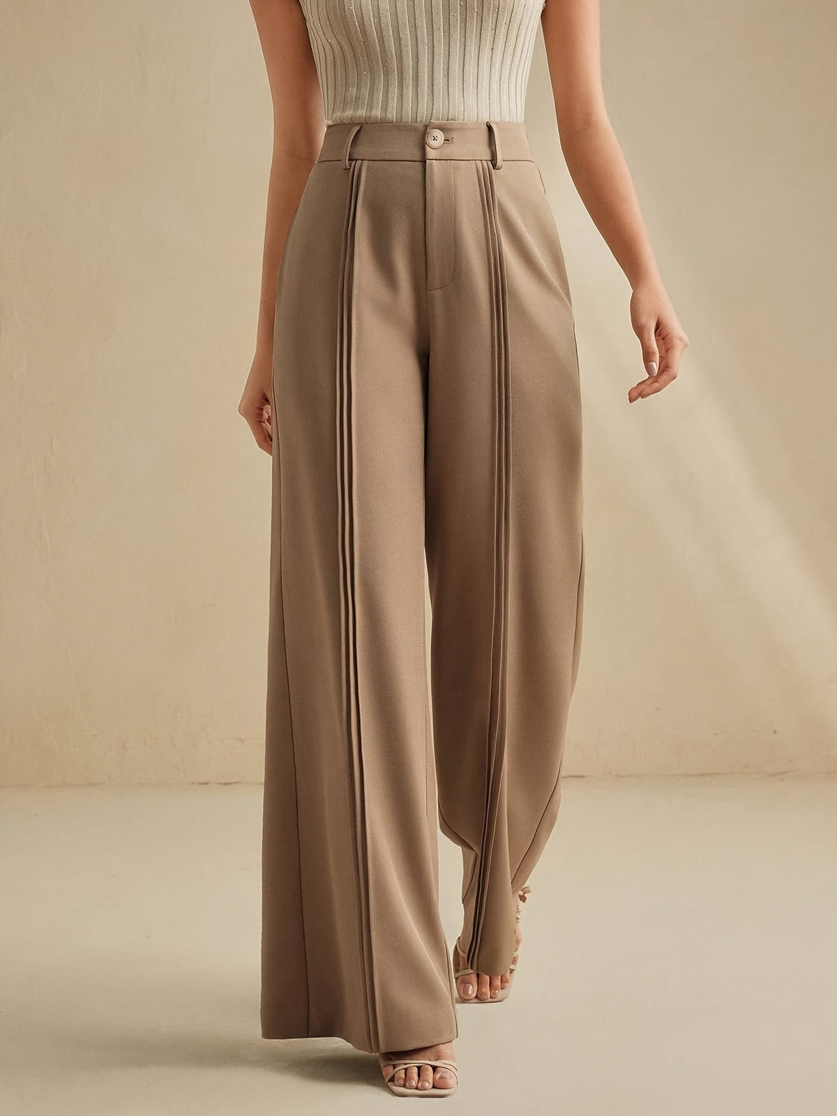 Priscilla Stanmore Wide Leg Trousers