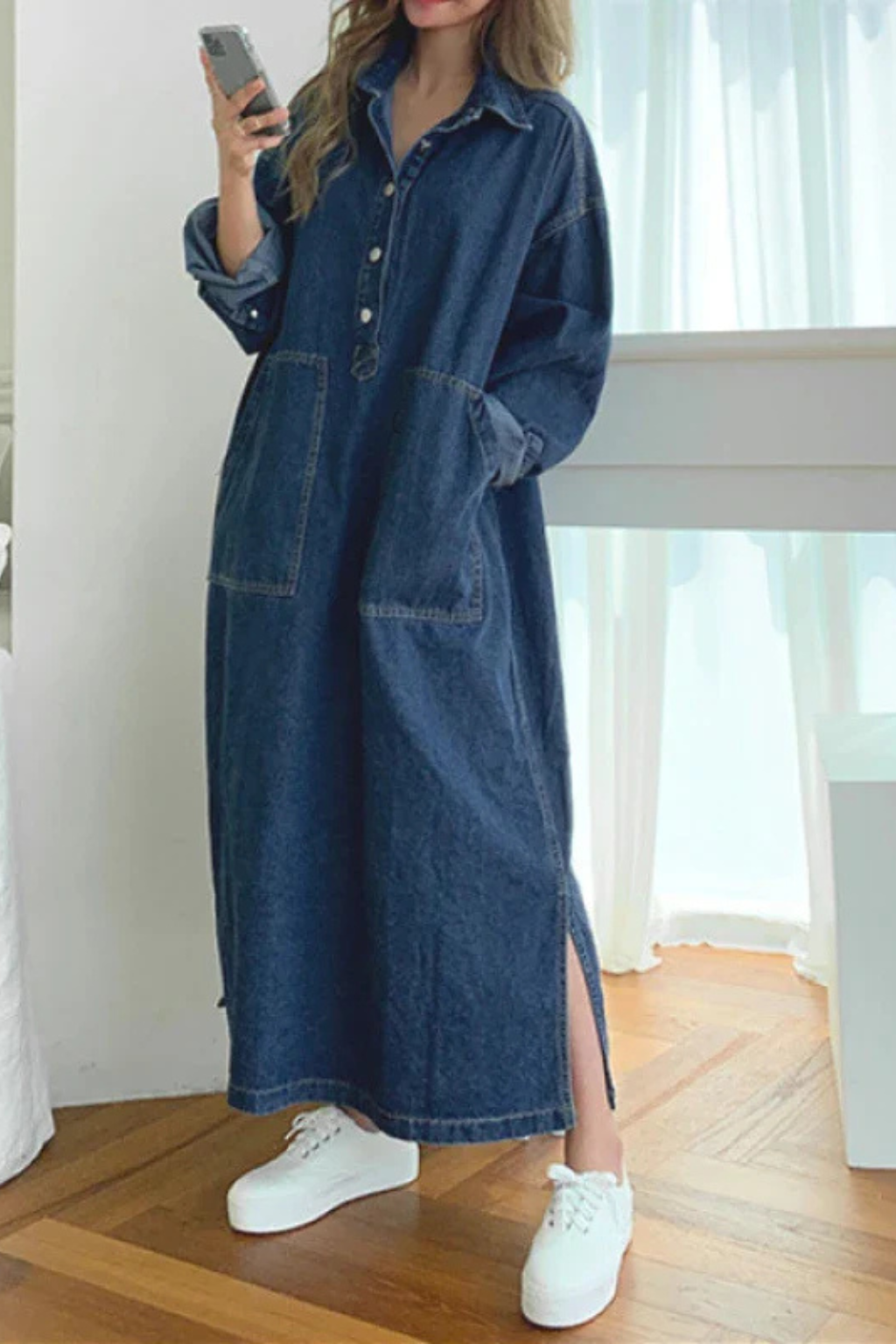 Marceline Eastleigh Long Sleeve Maxi Dress
