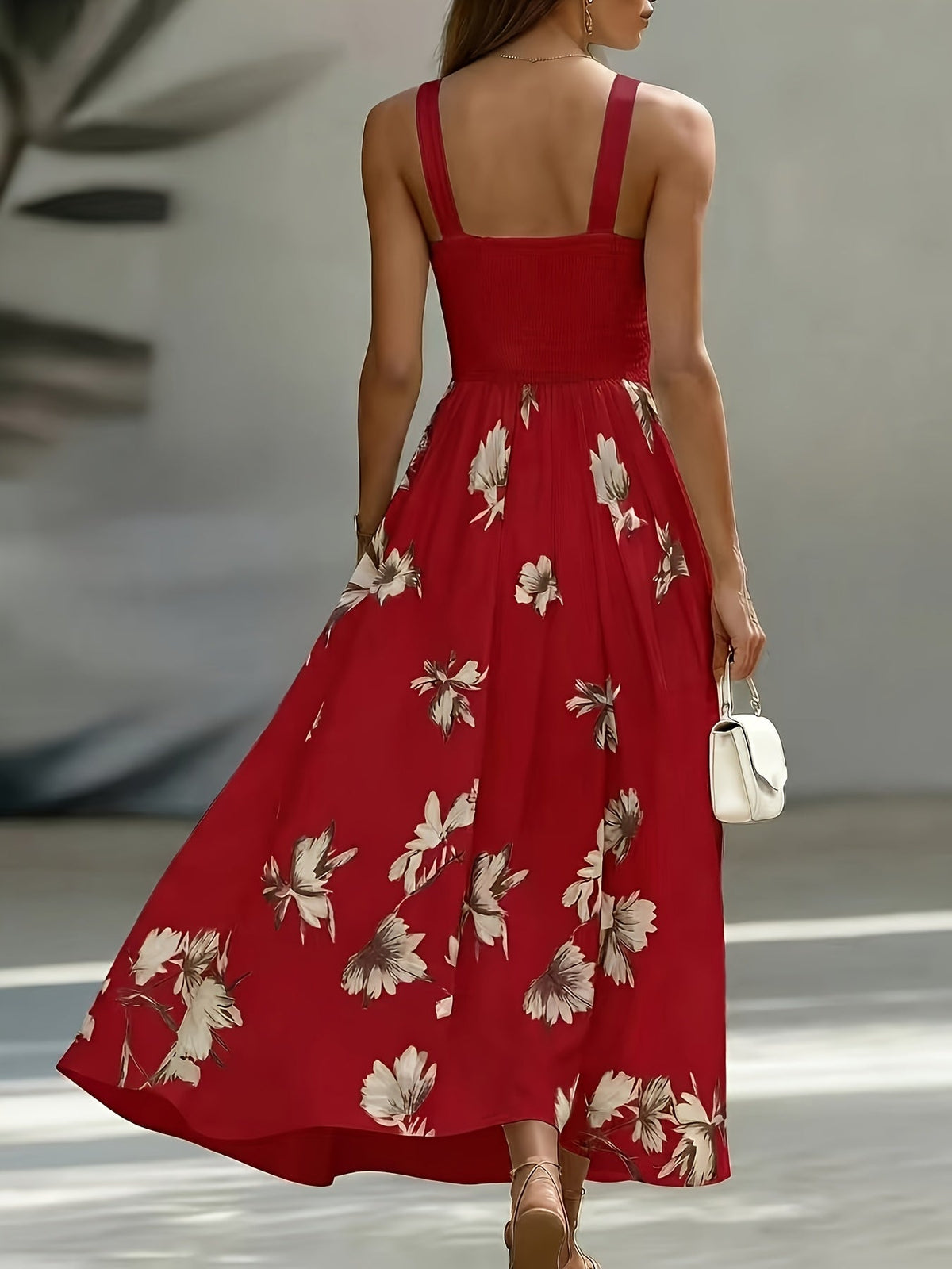 Marguerite Lyneham V Neck Midi Dress