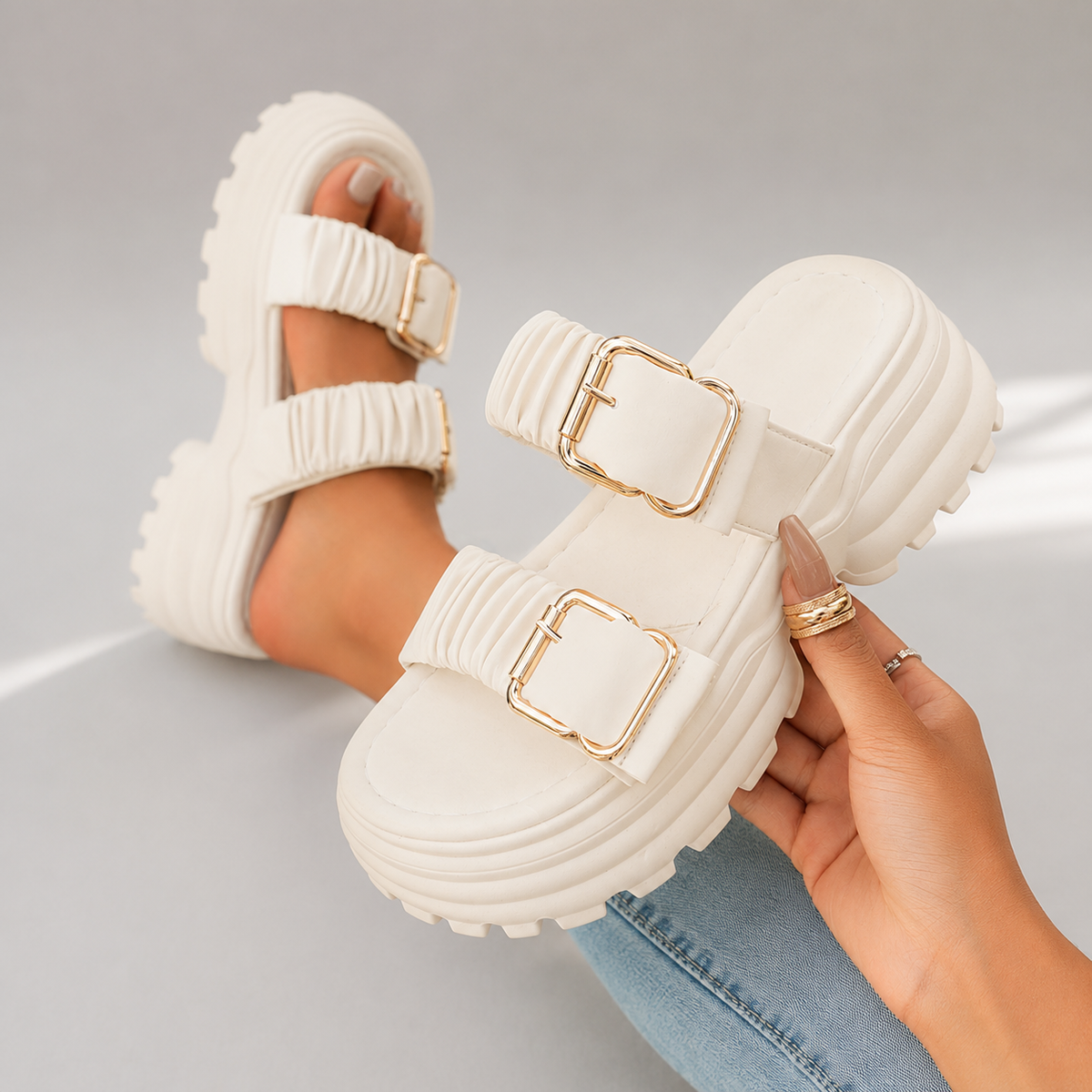 Arabella Thornfield Flat Sandals