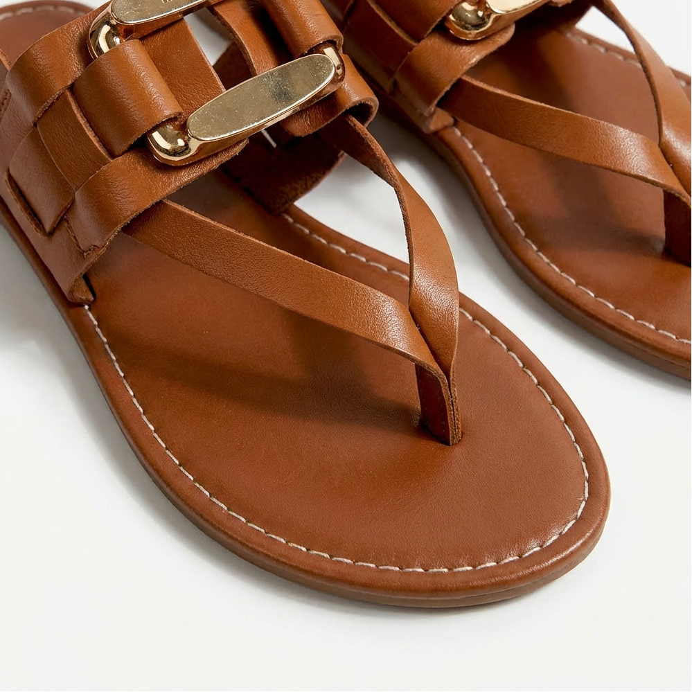 Constance Corvine Woven Sandals