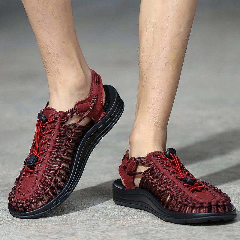 Benedict Ashgrove Woven Sandals