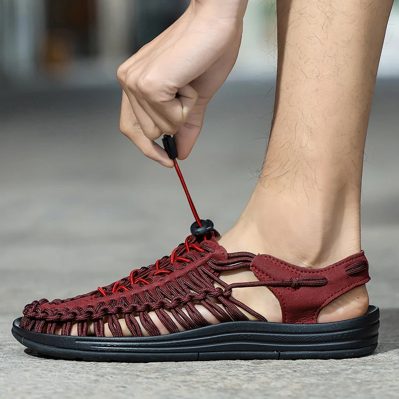 Benedict Ashgrove Woven Sandals