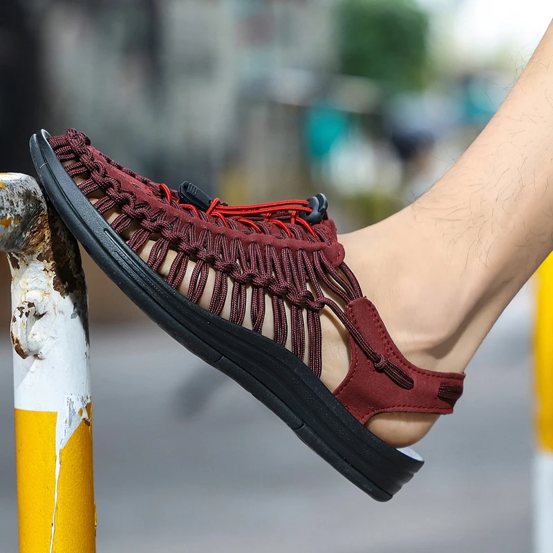 Benedict Ashgrove Woven Sandals