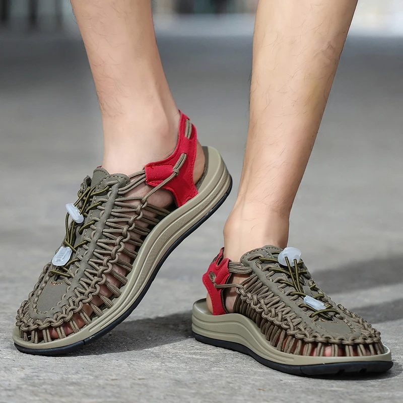Benedict Ashgrove Woven Sandals