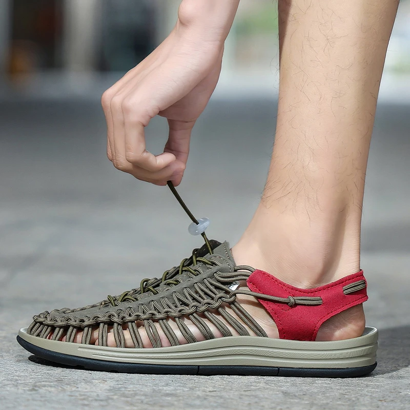 Benedict Ashgrove Woven Sandals