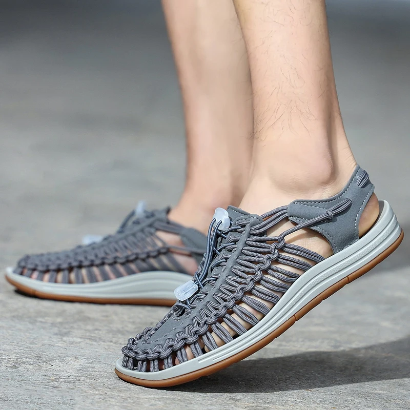 Benedict Ashgrove Woven Sandals