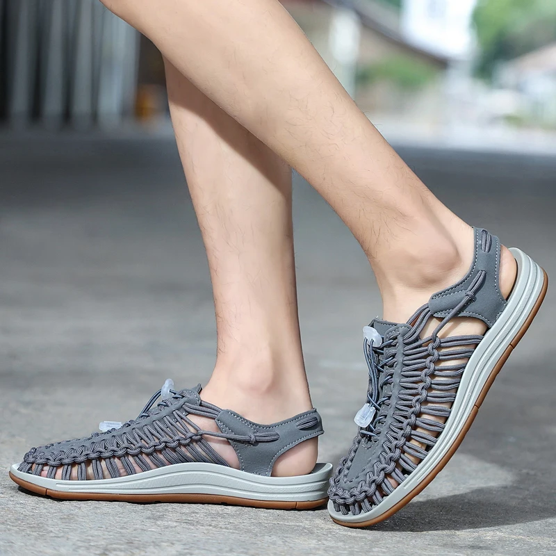 Benedict Ashgrove Woven Sandals