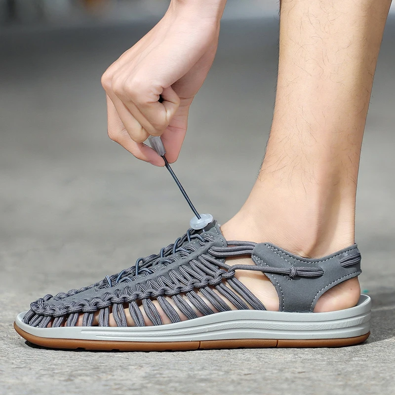 Benedict Ashgrove Woven Sandals