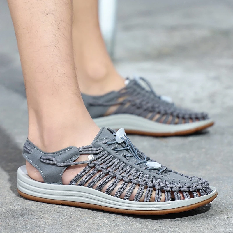 Benedict Ashgrove Woven Sandals