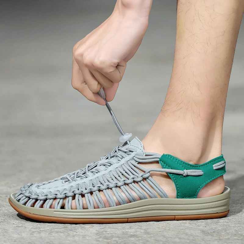 Benedict Ashgrove Woven Sandals