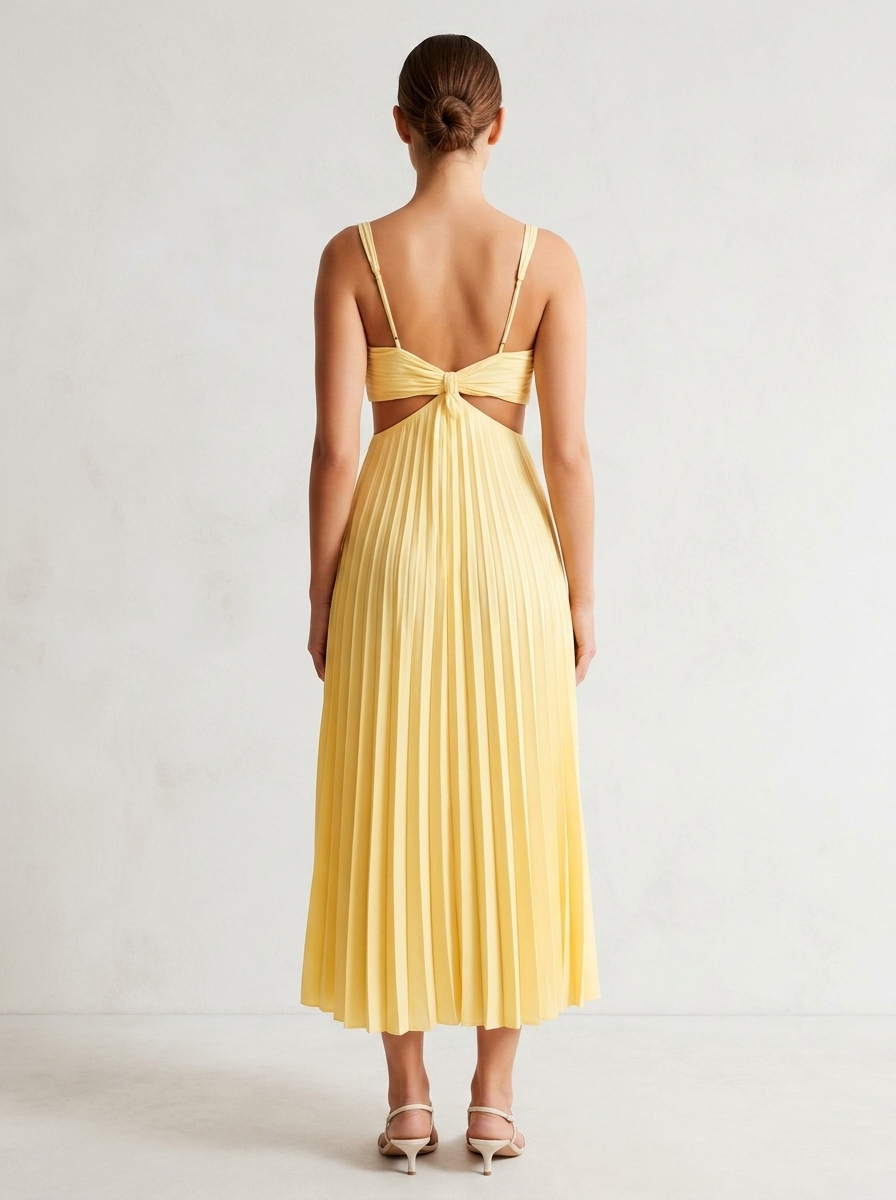 Cordelia Varley Cut Out Midi Dress