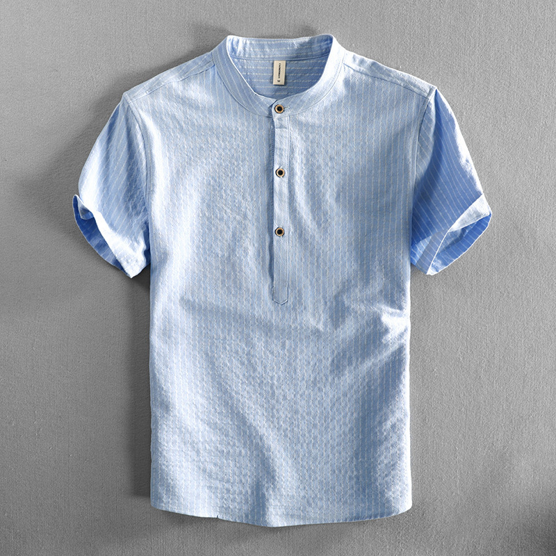Wolfram Penhurst Open Collar Shirt