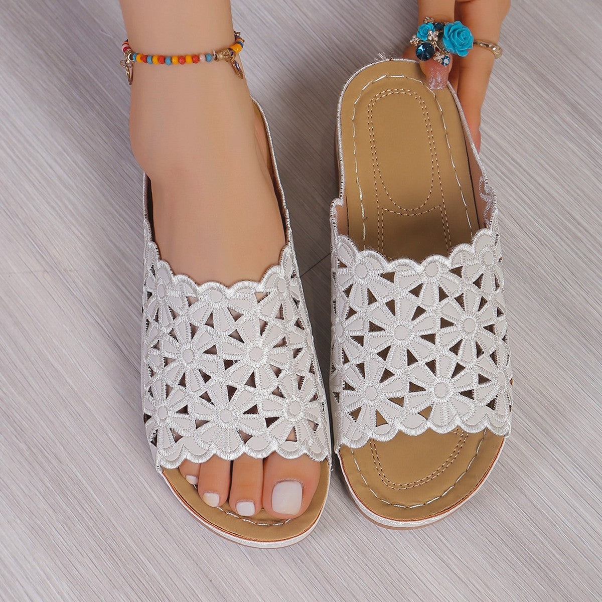 Ariane Halvard Slide Sandals