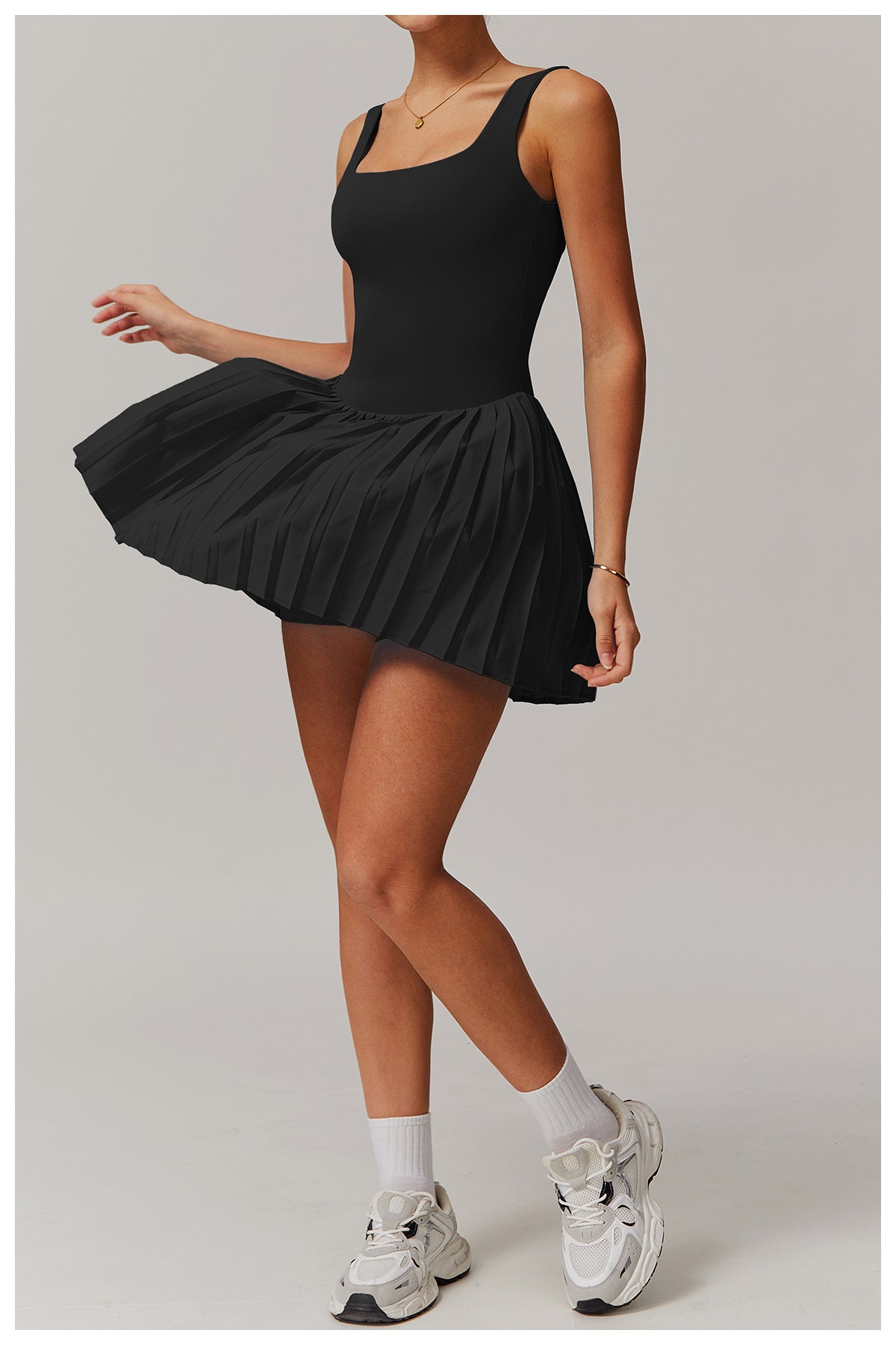 Mirabelle Norhaven Pleated Midi Dress