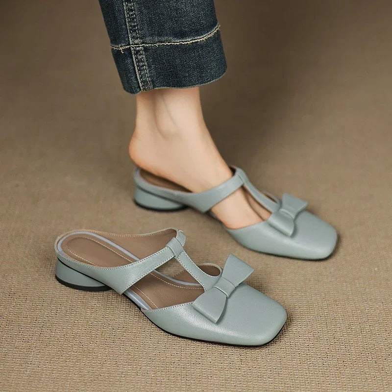 Elspeth Harrowgate Block Heel Slides