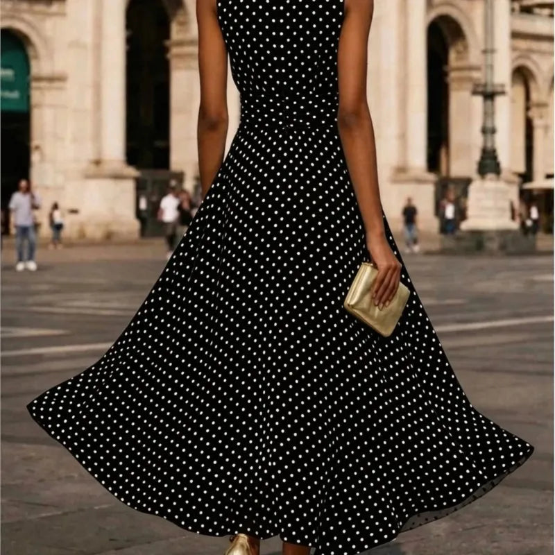 Celeste Beaumaris Square Neck Maxi Dress
