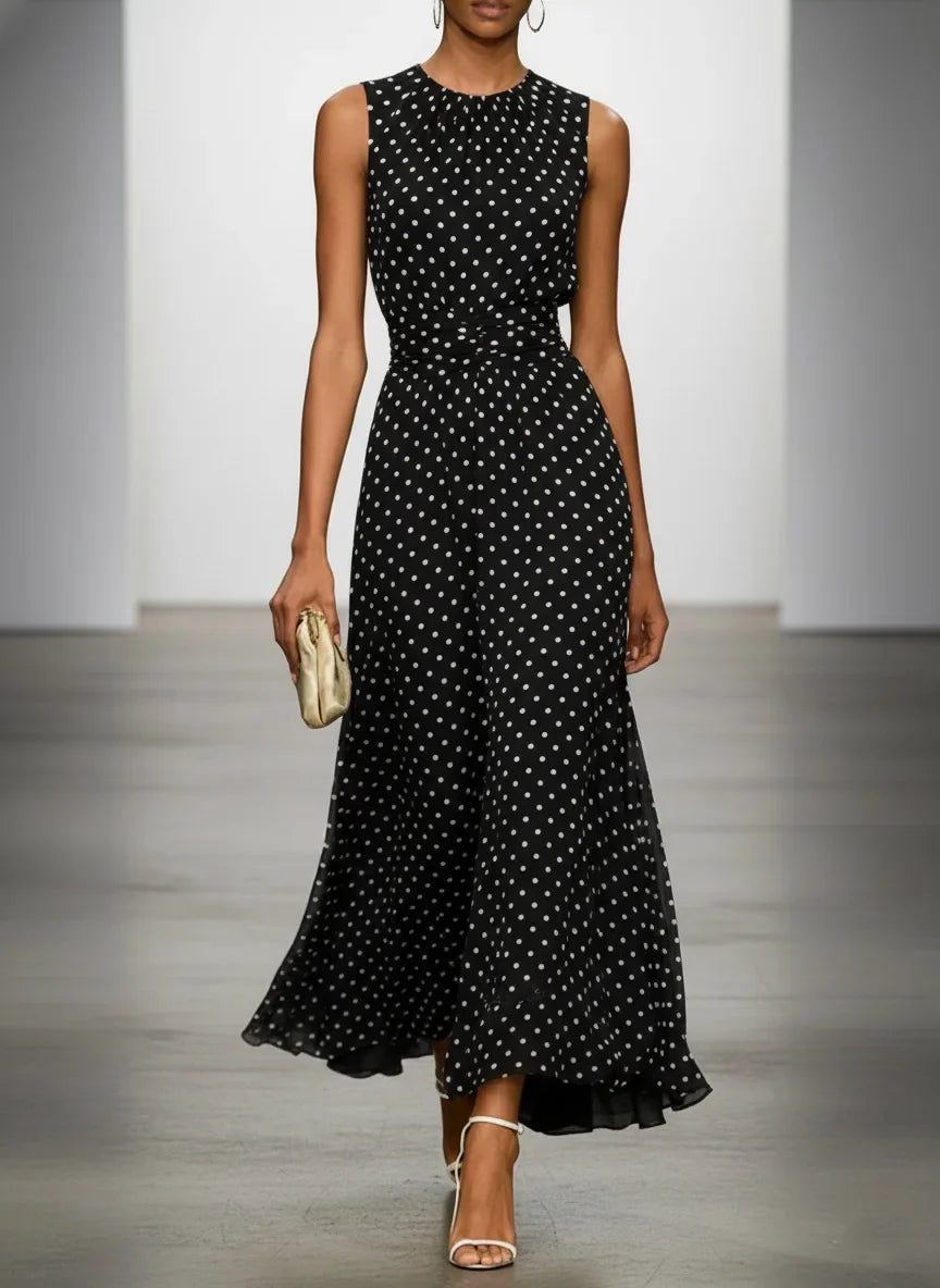 Celeste Beaumaris Square Neck Maxi Dress