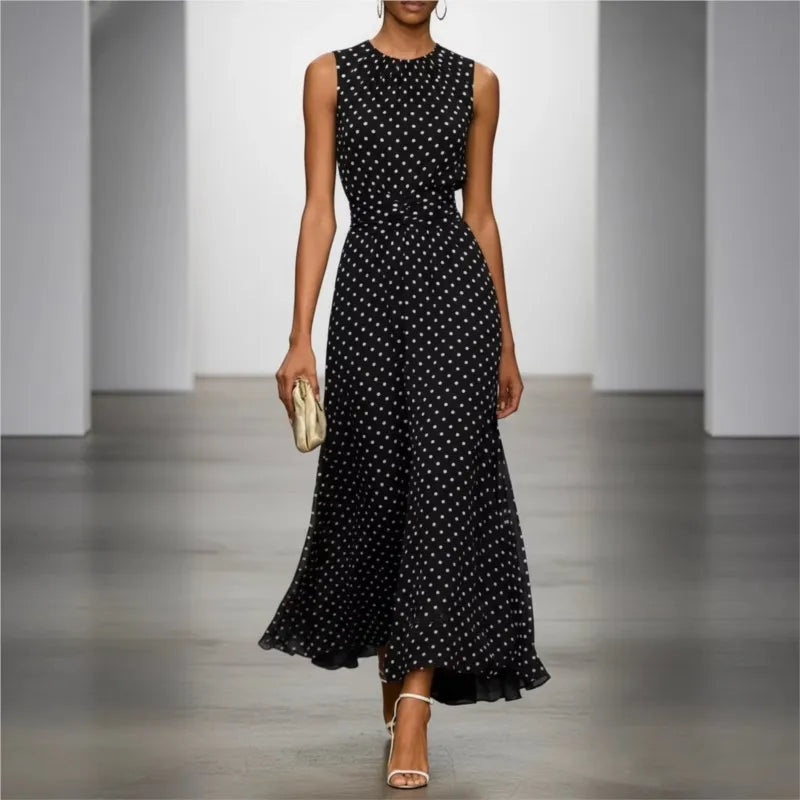 Celeste Beaumaris Square Neck Maxi Dress