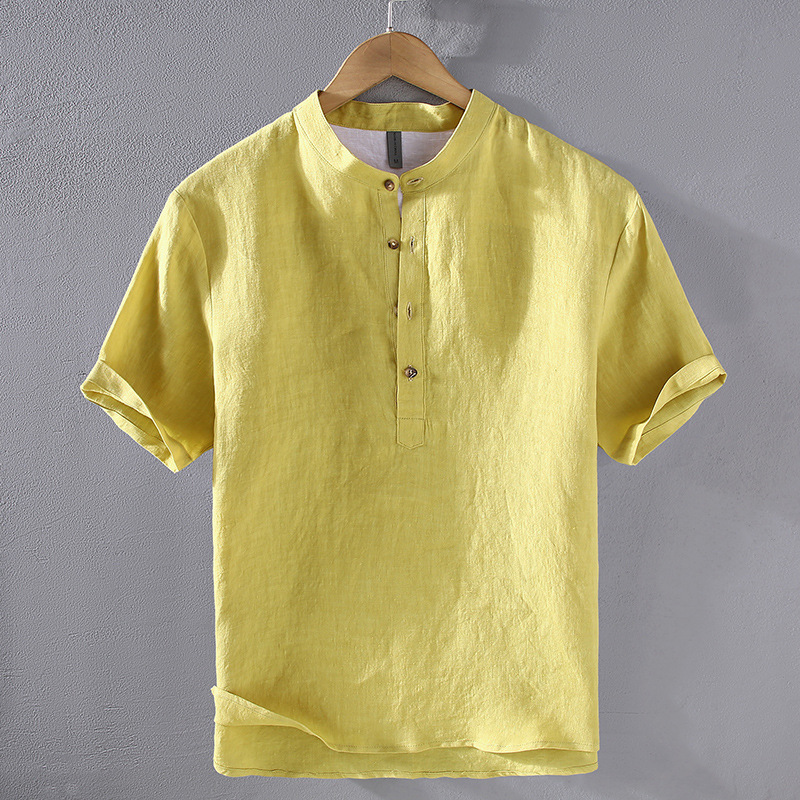 Percival Halvard Open Collar Shirt