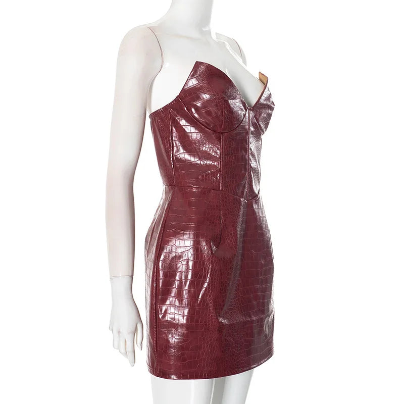 Blandine Mortimer Strapless Mini Dress
