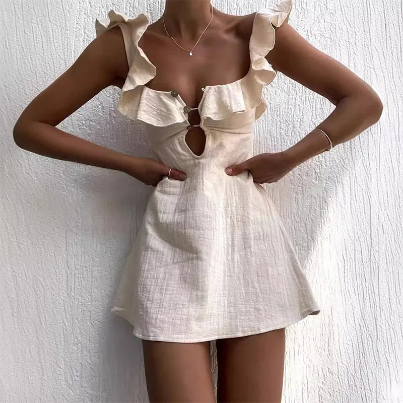 Octavia Torrington Tiered Mini Dress