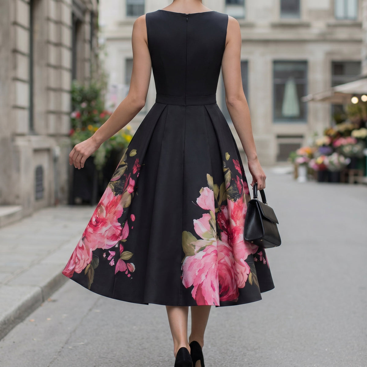 Wilhelmina Oakhampton Summer Midi Dress