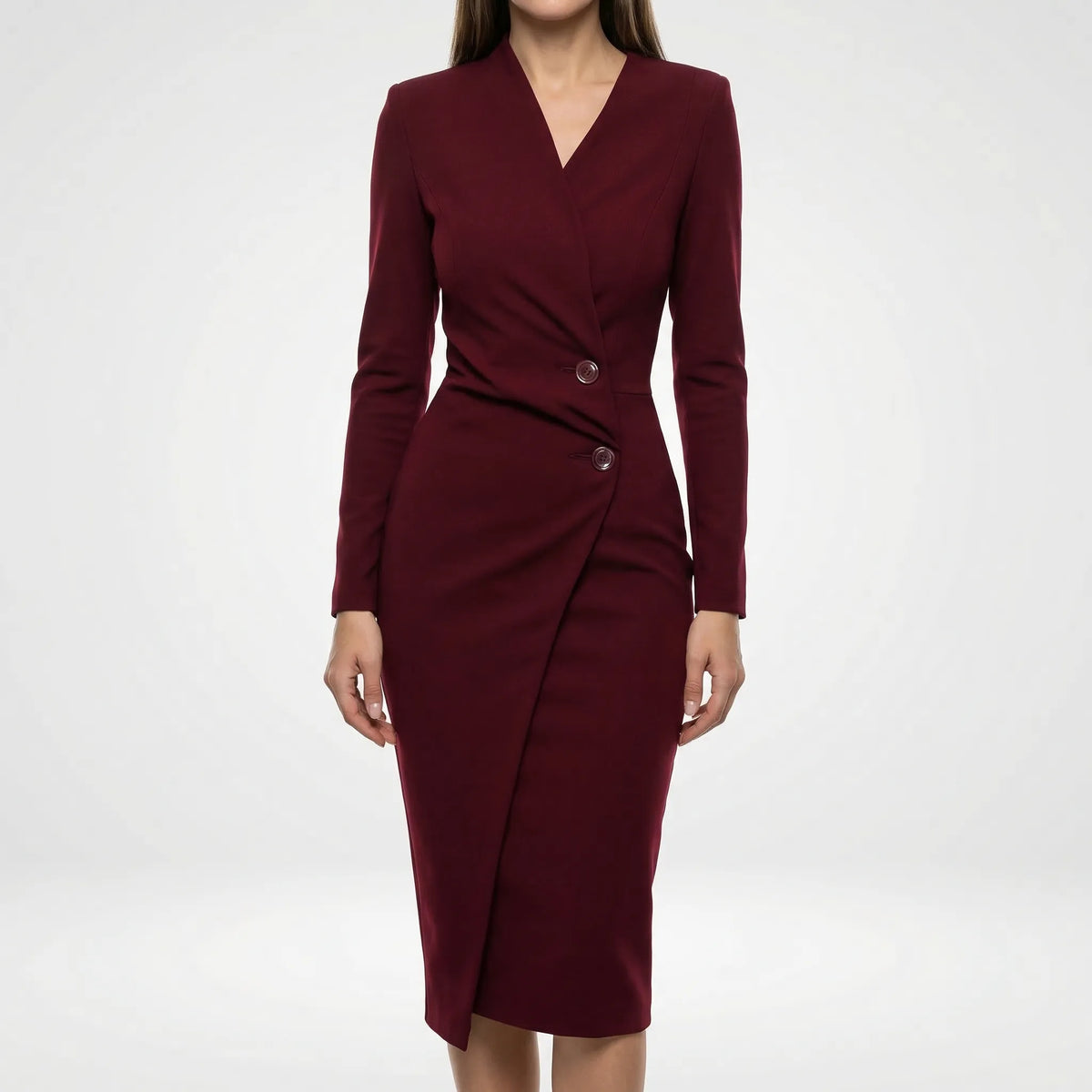 Henrietta Mortimer Wrap Midi Dress