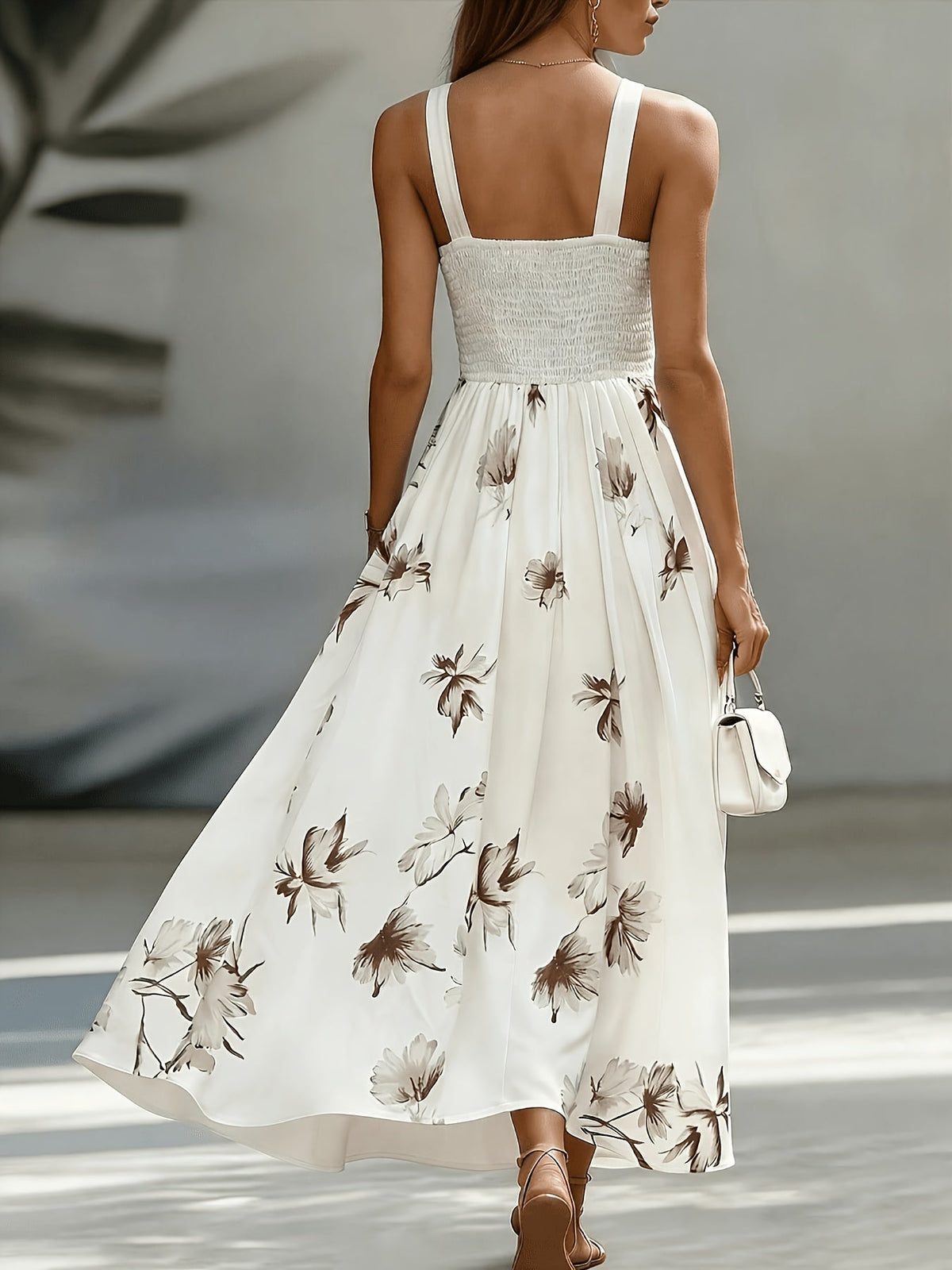 Marguerite Lyneham V Neck Midi Dress