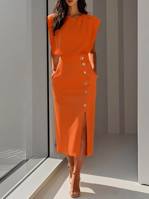 Clemence Varley Summer Midi Dress
