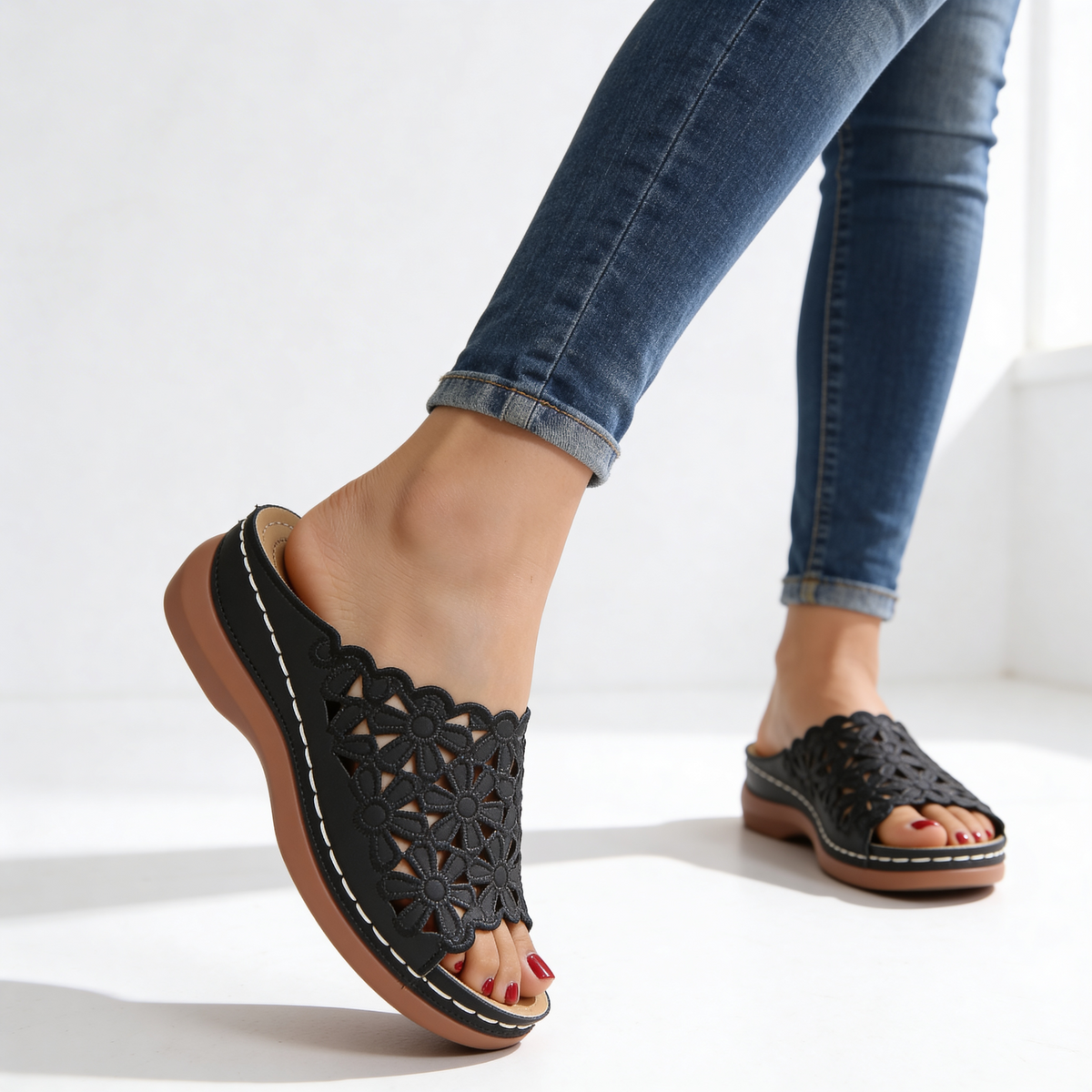 Ariane Halvard Slide Sandals