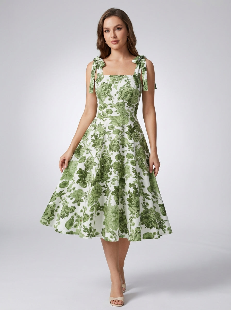 Wilhelmina Bellwood A Line Midi Dress