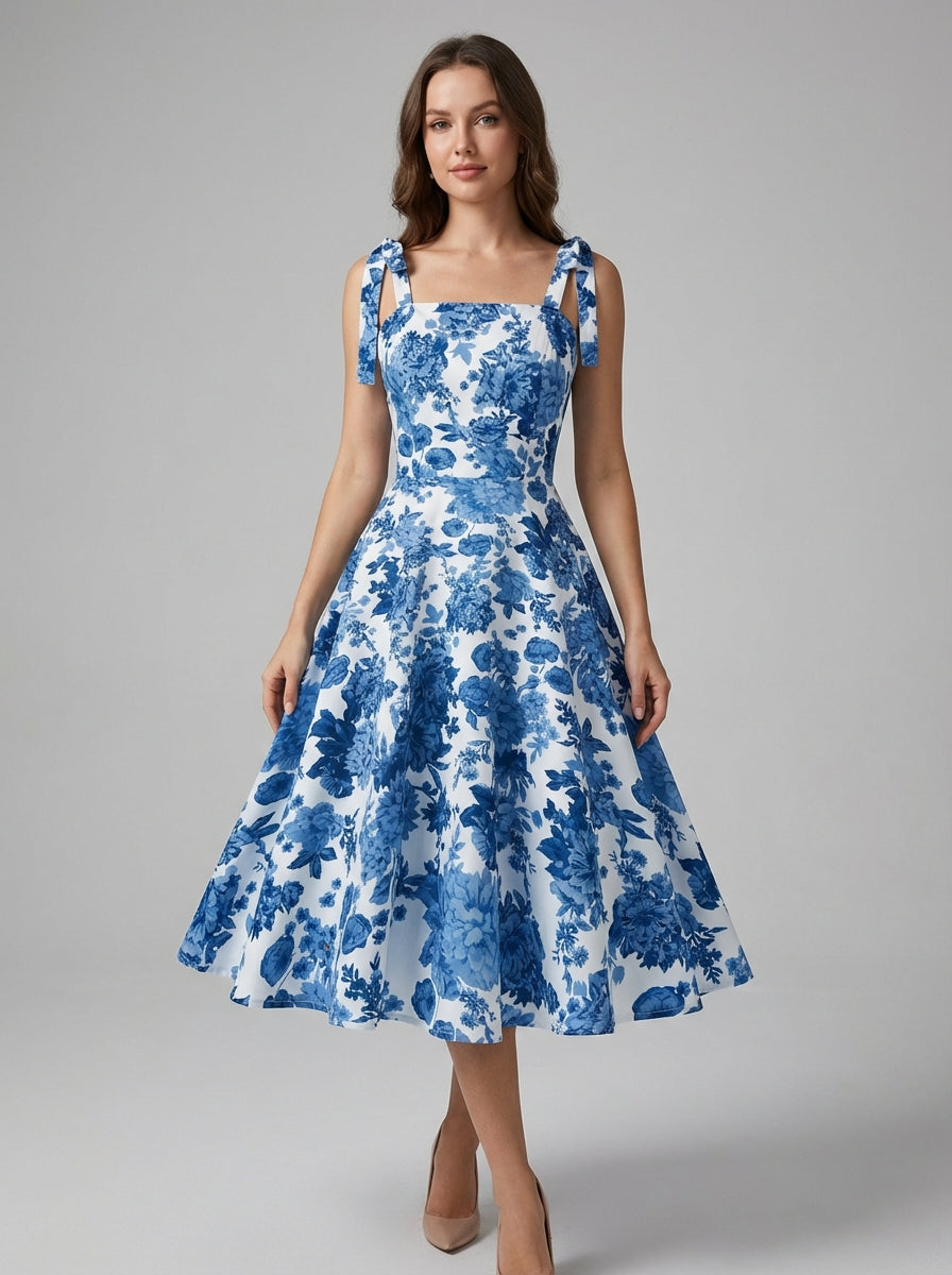 Wilhelmina Bellwood A Line Midi Dress
