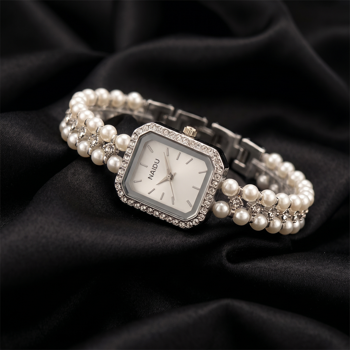 Arabella Corvine Square Watch