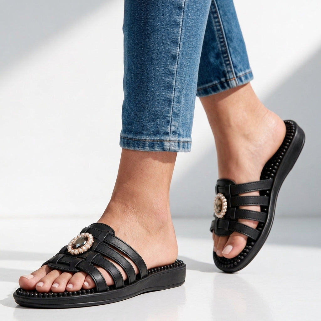 Katharine Inverleith Strappy Slides