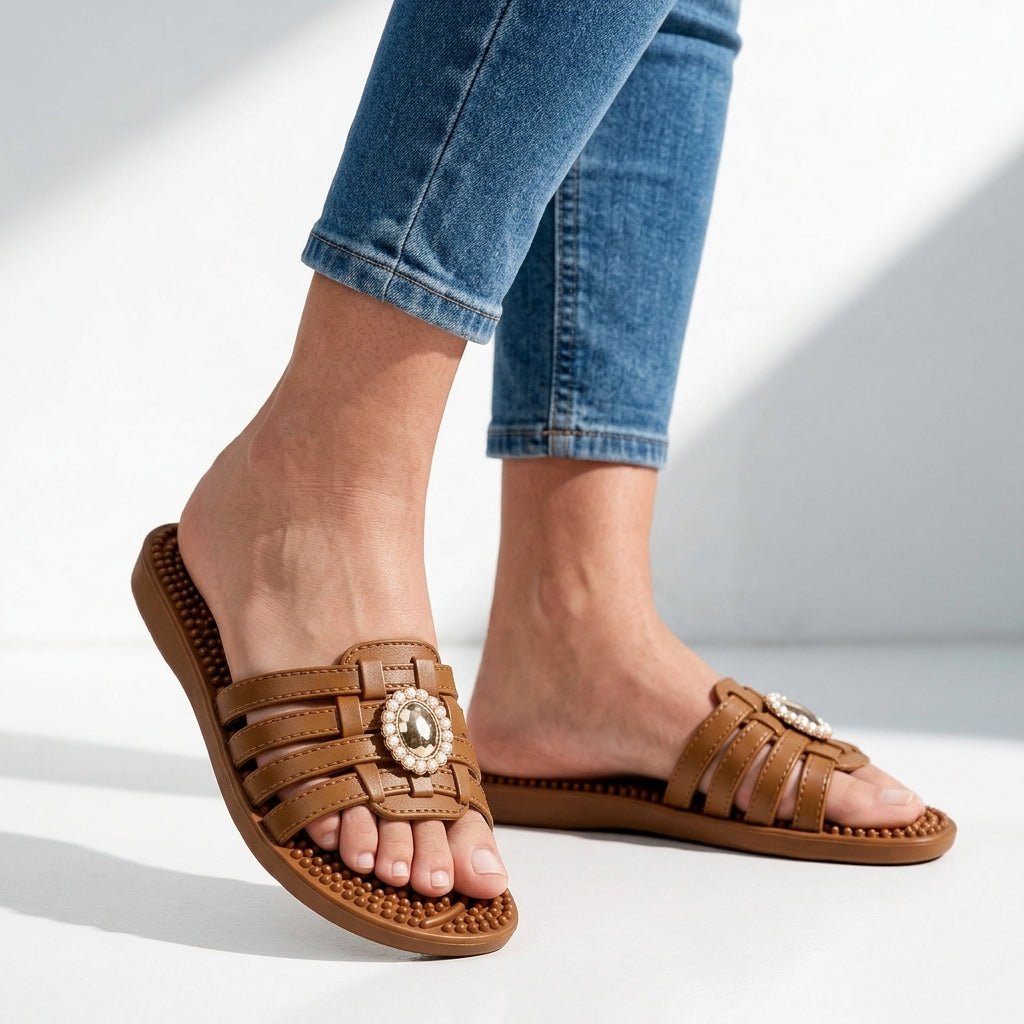 Katharine Inverleith Strappy Slides