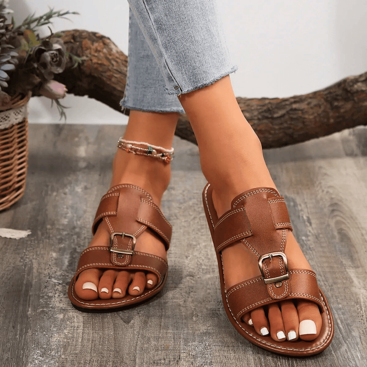Seraphine Thornfield Buckle Sandals