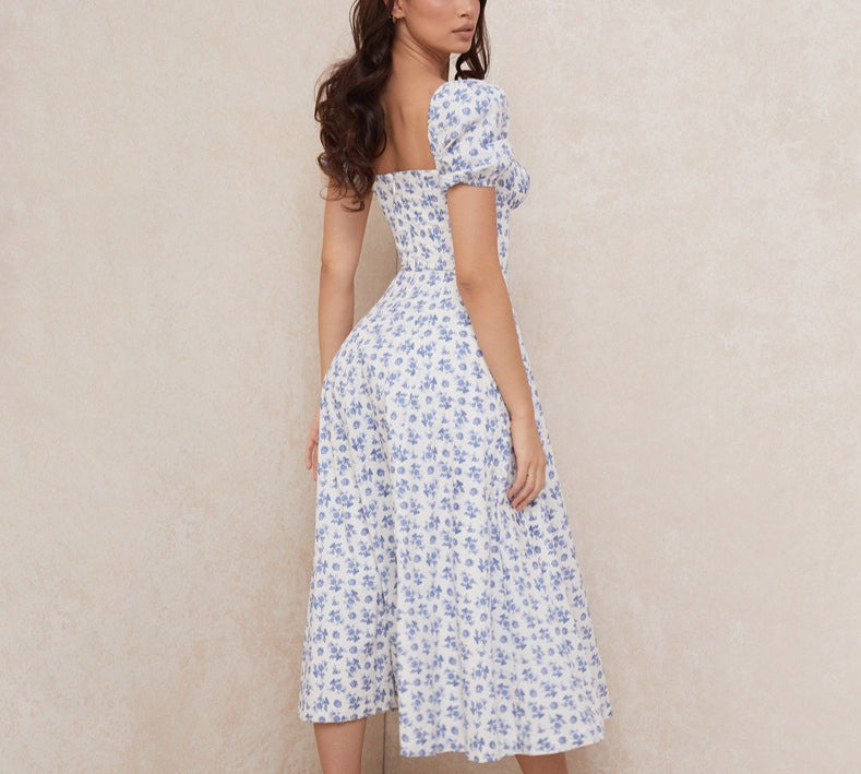 Anouk Ulverston Puff Sleeve Midi Dress