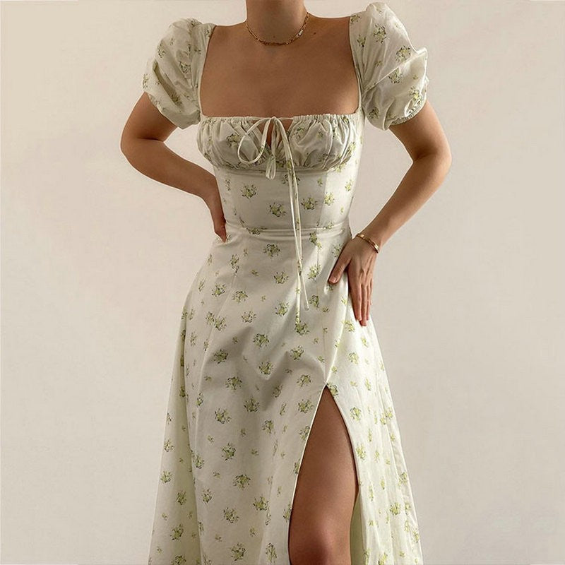 Anouk Ulverston Puff Sleeve Midi Dress